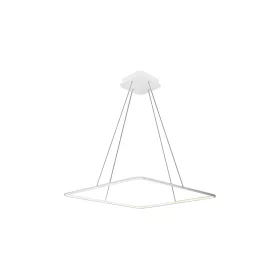   NIX függőlámpa fehér négyzet alakú keret 25W LED IP20 Fém és akril modern minimalista stílusú Milagro