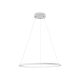 ORION függőlámpa, kör fehér 22W LED IP20, modern minimalista stílusú Fém és akril Milagro
