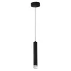 CARBON függőlámpa fekete cső 1X5W LED IP20 Fém és akril modern minimalista stílusú Milagro