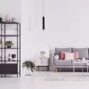 CARBON függőlámpa fekete cső 1X5W LED IP20 Fém és akril modern minimalista stílusú Milagro