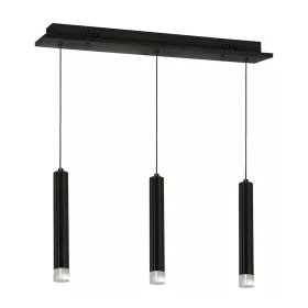   CARBON függőlámpa 3X5W LED fekete cső IP20 Fém és akril modern minimalista stílus