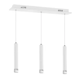   ALBA 15W (3x5W) LED hosszanti függőlámpa fehér ML189 Milagro fém + akril