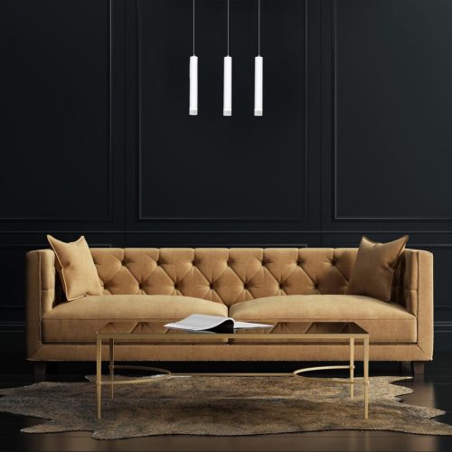 ALBA 15W (3x5W) LED hosszanti függőlámpa fehér ML189 Milagro fém + akril