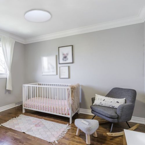 LED mennyezeti lámpa távirányítóval SIENA 72W 3000-6000K 55 cm IP20 Fém és műanyag Milagro