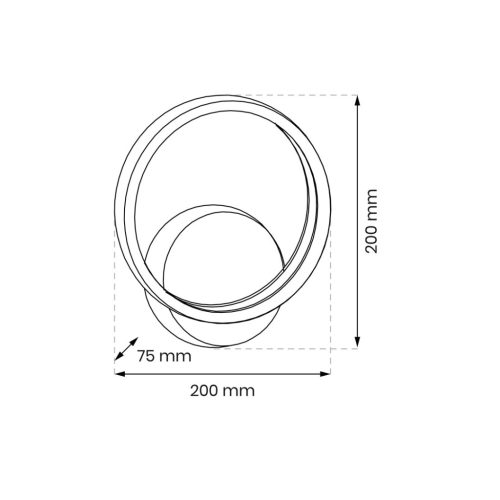 VERTIGO 12W LED Milagro fali lámpa