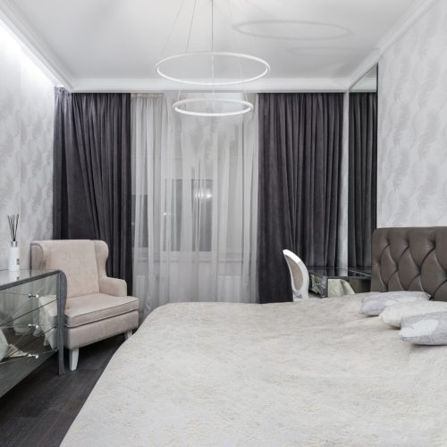 ORION függőlámpa két fehér kör 53W LED IP20 modern minimalista stílus Fém és akril Milagro