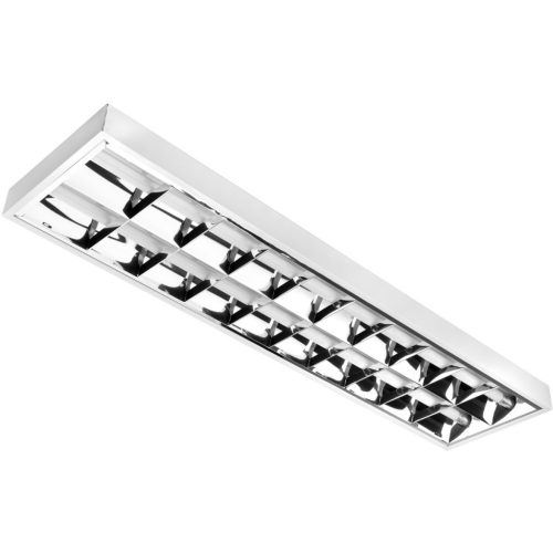 Felületre szerelhető Raster LED lámpatest 2 x 120cm G13