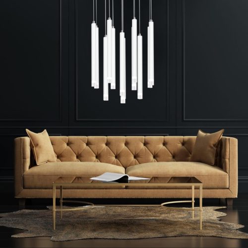 ALBA 12 W LED jégcsapok függőlámpa fehér ML228 Milagro fém + akril