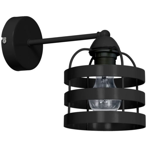 LARS fali lámpa fekete 1xE27 Milagro