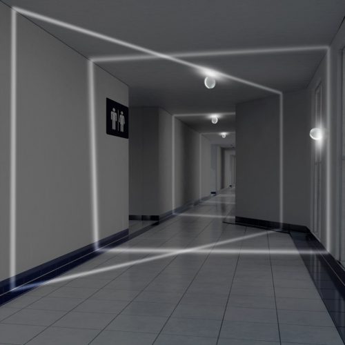 360°-os 6W LED Milagro fali lámpa