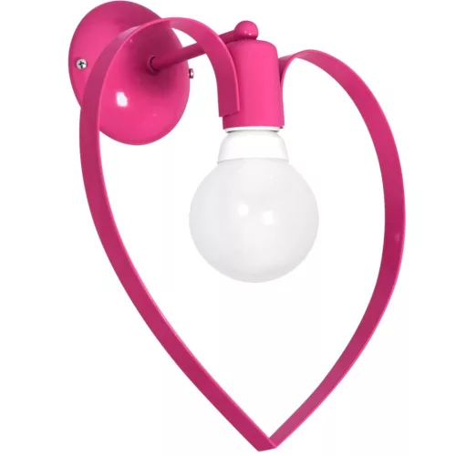 AMORE DARK Fali lámpa Pink 1xE27 Milagro