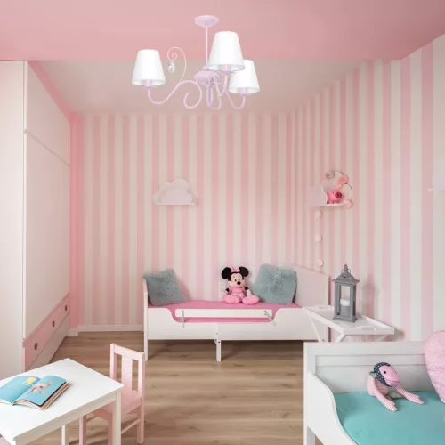 SARA Pink csillár mennyezeti lámpa 3xE14 Milagro