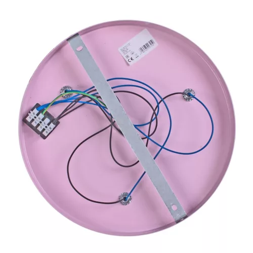 Gyerek mennyezeti lámpa lila Szívek Csillár CORAZON 3x E27 Fém és kristály Milagro