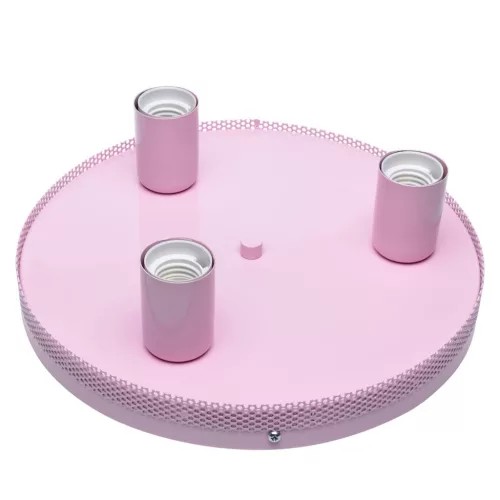 Gyerek mennyezeti lámpa lila Szívek Csillár CORAZON 3x E27 Fém és kristály Milagro