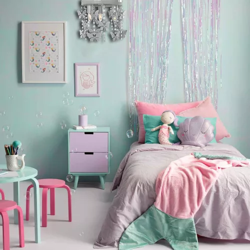 Szürke gyermek mennyezeti lámpa ANGELICA Butterfly Chandelier 3x E27 Fém és kristály Milagro