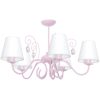 SARA Pink csillár mennyezeti lámpa 5xE14 Milagro