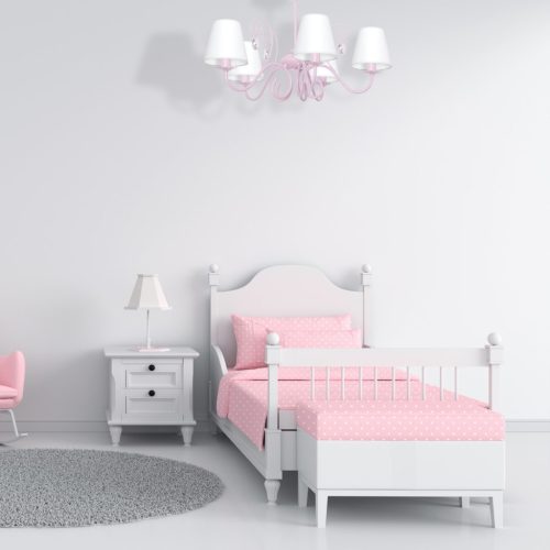 SARA Pink csillár mennyezeti lámpa 5xE14 Milagro