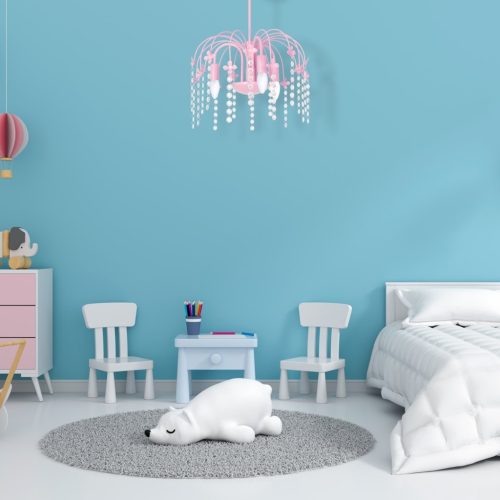 LAURA csillár mennyezeti lámpa 3xE14 Pink Milagro