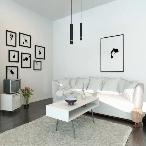 JOKER fekete mennyezeti lámpa 1x GU10 MILAGRO Fém modern stílusban