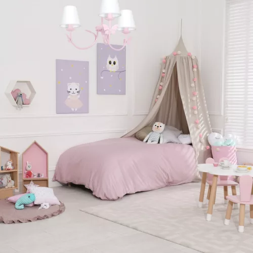 ALICE csillár mennyezeti lámpa rózsaszín 3xE14 Milagro