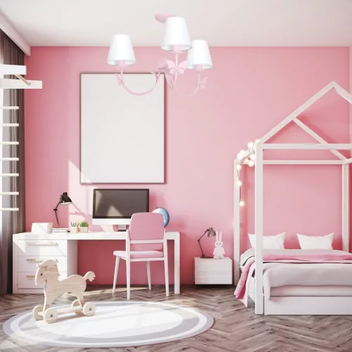 ALICE csillár mennyezeti lámpa rózsaszín 3xE14 Milagro