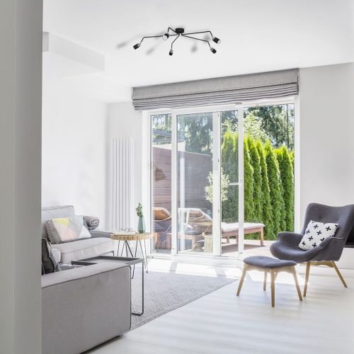 JOKER mennyezeti lámpa fekete 5x GU10 MILAGRO Fém spider loft