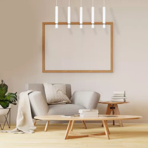 JOKER függőlámpa fehér 5xGU10 MILAGRO Fém modern stílusban