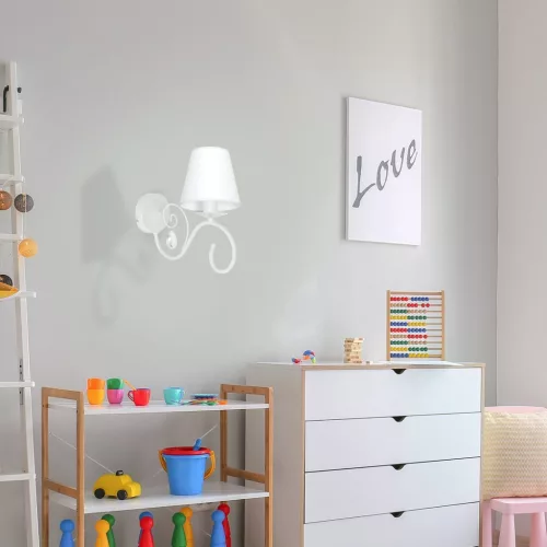 SARA fali lámpa fehér 1xE14 Milagro