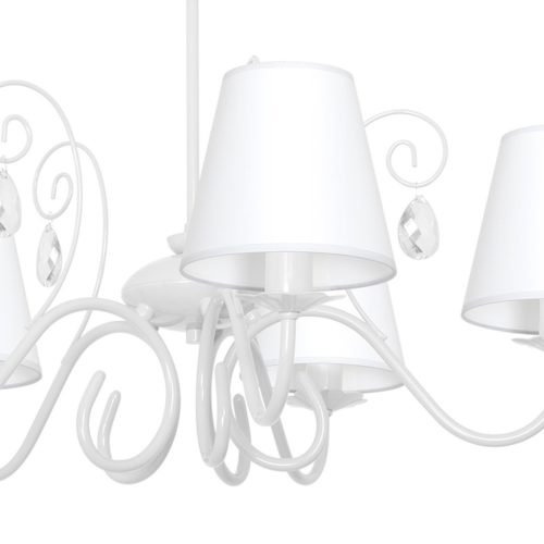 SARA csillár mennyezeti lámpa fehér 5xE14 Milagro