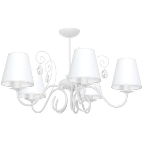 SARA csillár mennyezeti lámpa fehér 5xE14 Milagro