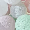 COTTON BALLS LED golyók Fénysorok 230V Pasztell lámpák 30x LED MILAGRO EKD8978