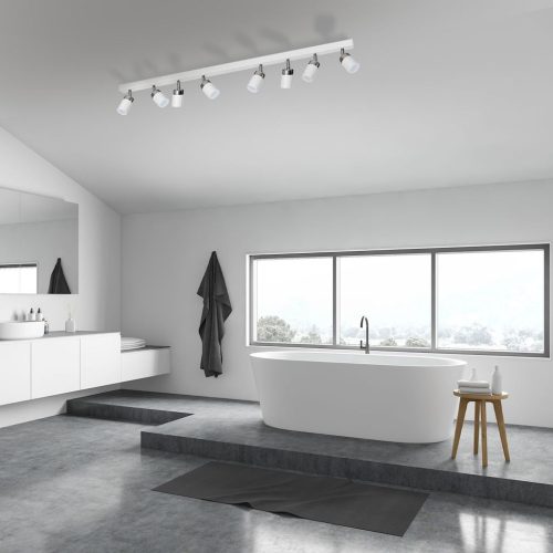 JOKER mennyezeti lámpa fehér 8xGU10 MILAGRO Fém, modern stílusban