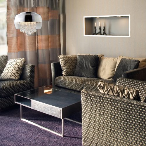 LUNA függőlámpa 3x E14 Fém és üveg IP20 Milagro Crystals Glamour stílus