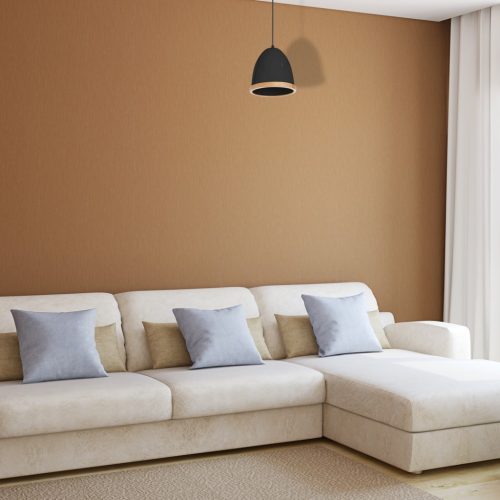 STUDIO függesztett lámpa 1xE27 klasszikus lámpaernyők fa kivitelben fekete MLP8852 Milagro fém + fa