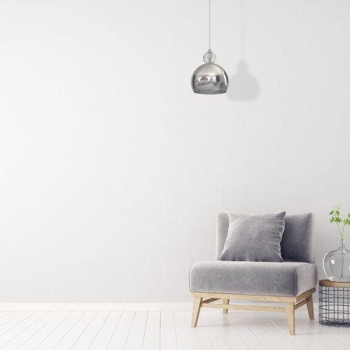 TOLEDO függőlámpa 1xE27 Sphere Chrome Crystal Glamour MLP4244 Milagro Metal + Crystal