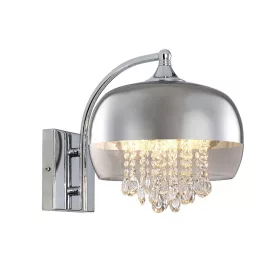   Fali lámpa LUNA 1x E14 IP20 Fém és üveg Milagro Crystals Glamour stílusban