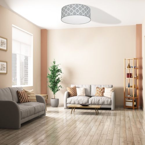 PIERRE szürke mennyezeti lámpa 3xE27 Milagro