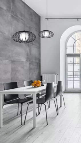 KRONOS 1xE14 IP20 Black Metal Milagro függő mennyezeti lámpa