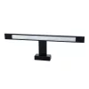 SHINE téglalap alakú fekete fali lámpa 7W LED IP44 Fém és Milagro anyagból