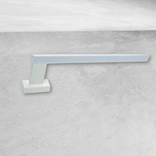 SHINE téglalap alakú fehér fali lámpa 11W LED IP44 Fém és Milagro műanyag
