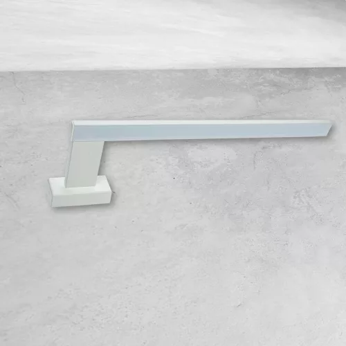 SHINE téglalap alakú fehér fali lámpa 11W LED IP44 Fém és Milagro műanyag