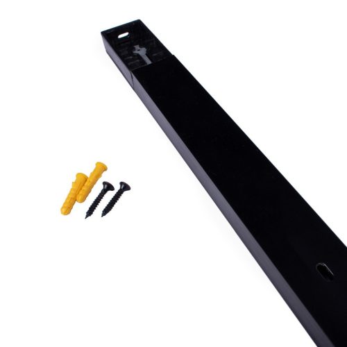 Fekete 1 fázisú gyűjtősín TRACK LIGHT 150cm-es Milagro lámpákhoz