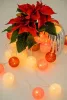 COTTON BALLS LED golyók Elemes füzér Fehér + rózsaszín 20x LED lámpák MILAGRO EKD9340