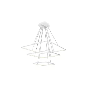   NIX függőlámpa fehér négyzet alakú keret 117W LED semleges IP20 Fém és akril modern minimalista stílusú Milagro
