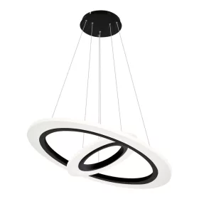   COSMO 36W LED függesztett lámpa, kerek lámpatest, fehér és fekete ML348 Milagro Metal + Acrylic