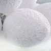 Fényfüzér Elemes LED lámpák Pamut húsvéti tojás fehér 10x LED MILAGRO EKD3937