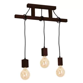   JACK 3xE27 függőlámpa dió minimalista megjelenésű fa lámpatest MLP4360 Milagro Wood