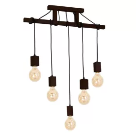   JACK 5xE27 függőlámpa diófa minimalista megjelenésű fa lámpatest MLP4361 Milagro Wood