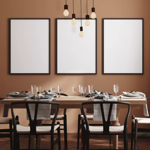 JACK 5xE27 függőlámpa diófa minimalista megjelenésű fa lámpatest MLP4361 Milagro Wood