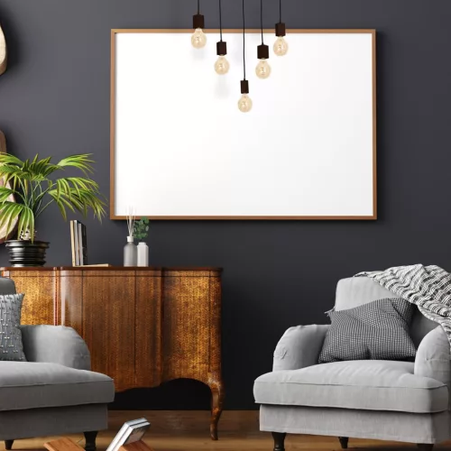 JACK 5xE27 függőlámpa diófa minimalista megjelenésű fa lámpatest MLP4361 Milagro Wood